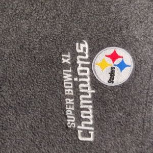 Super bowl XL champions Steelers 1/4 zip fleece NFL Pittsburgh football